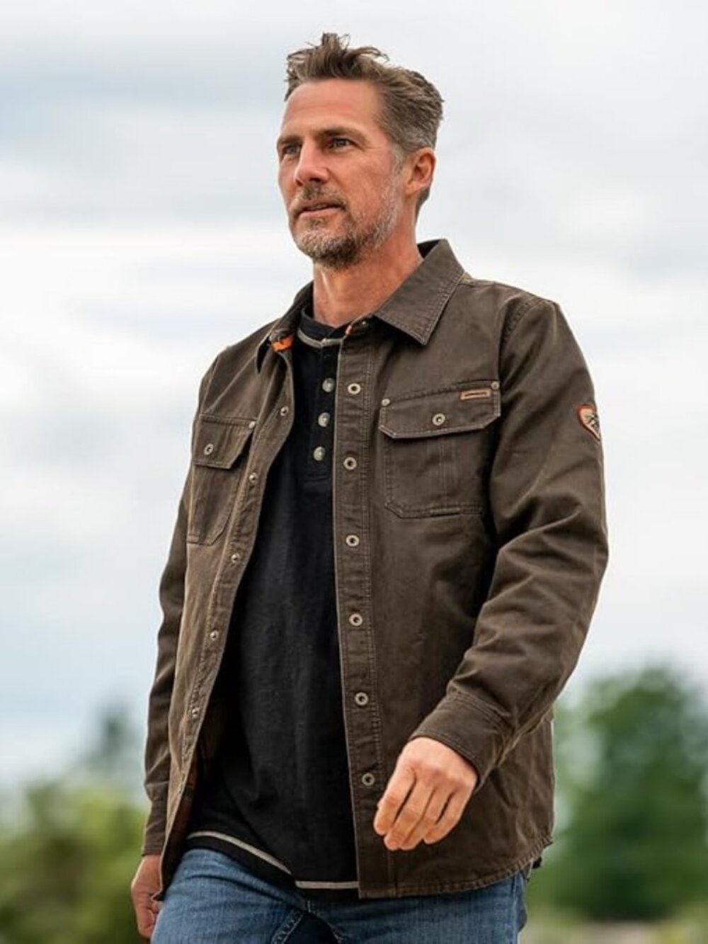 Legendary Whitetails Men’s Journeyman Waxed Cotton Jacket – Tobacco Medium